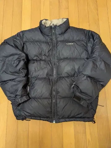 L.L.Bean 블랙 다운 자켓 90s