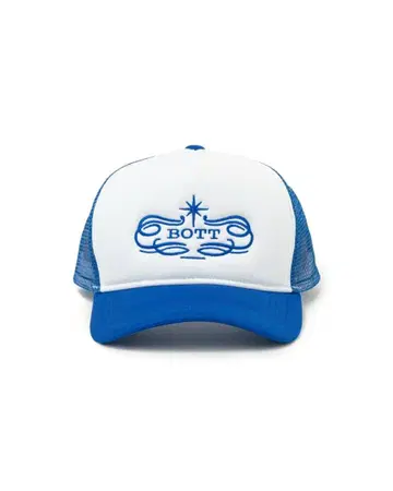 BOTT 보트 새상품 로고 LOGO 미사용 메쉬 캡 CAP 파랑