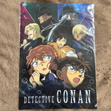 명탐정 코난 블랙 철의 어영 UV 클리어 파일