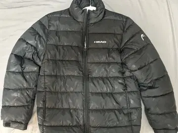 [ 미사용 새상품 ] HEAD 블랙 다운 자켓 M