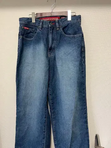 ECKO UNLTD. 스트레이트 와이드 데님 인디고