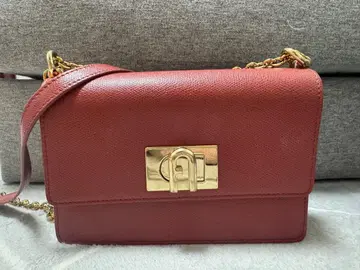 FURLA 와인 레드 숄더백