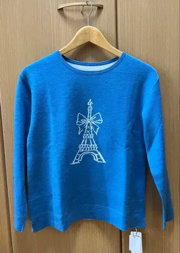 에펠탑 자수 긴팔 니트 S 사이즈