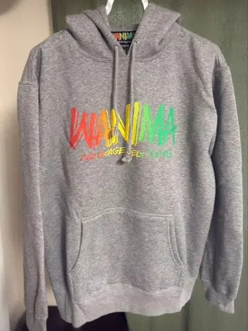 [ WANIMA ] 1CHANCE 후드 맨투맨 그레이