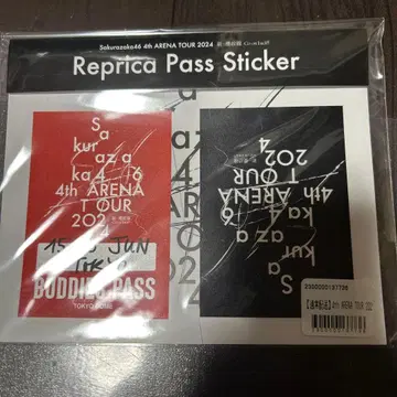 [ 새상품 ] 사쿠라자카46 4th ARENA TOUR 도쿄 패스 스티커