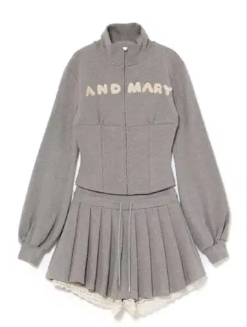 andmary Lace logo set up gray