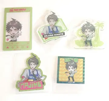 [단간론파/히나타 하지메] 빌리지 뱅가드 아크릴 스탠드, 씰 등 5점