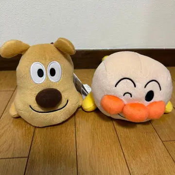 호빵맨 누워있는 포즈 봉제 인형 L 2종 세트