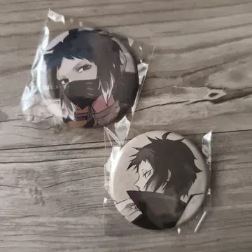 문호 스트레이독스 아쿠타가와 류노스케 캔뱃지 2개 직경 약 5.5cm