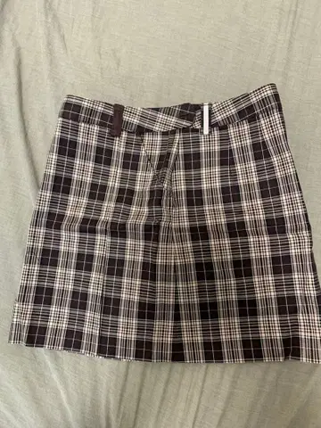 ASHWORTH 체크 무늬 스커트 M 사이즈