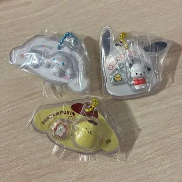 산리오 캐릭터즈 패키지 참 시나모롤 푸딩 포차코