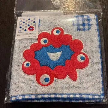 만박 EXPO2025 미야쿠미야쿠 자카드 미니 타월 스마일 블루