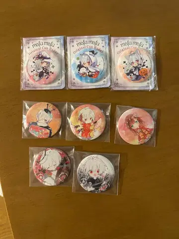 마후마후 캔뱃지 8개 세트