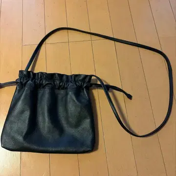 블랙 복조리형 숄더백