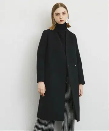 UNITED TOKYO 블랙 롱 코트