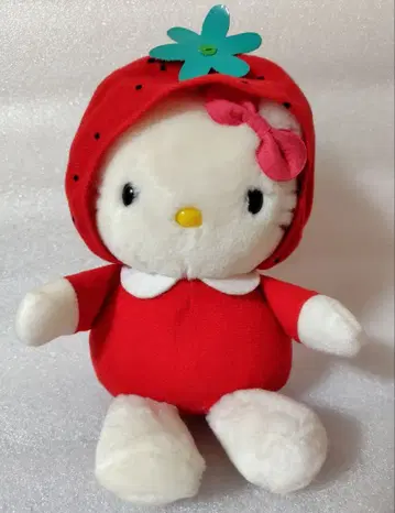 헬로키티 딸기 인형옷 봉제 인형 1999년 헤이세이 레트로