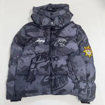 미사용 새상품 GLOGANG 글로갱 카모플라쥬 다운 자켓 S