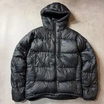 00s Patagonia FITZROY DOWN HOODY black