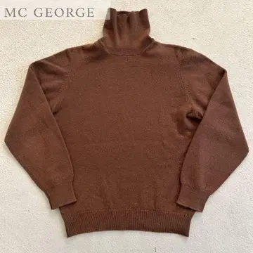 맥조지 터틀 캐시미어 스웨터 스코틀랜드제 브라운