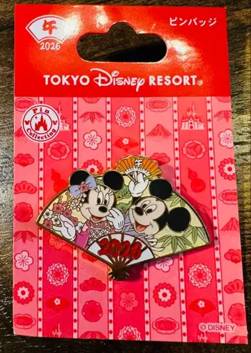도쿄 디즈니 리조트 미키 미니 핀 배지 2026
