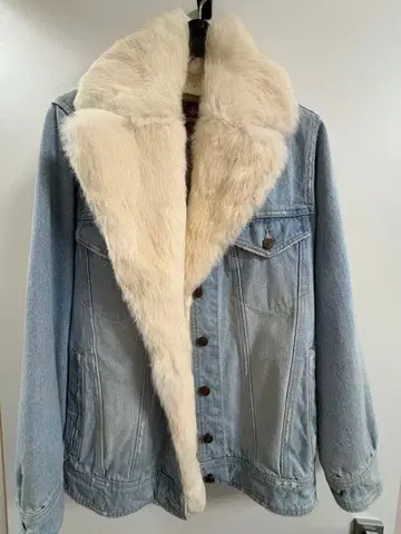 새상품급 snidel 퍼 포함 데님 자켓