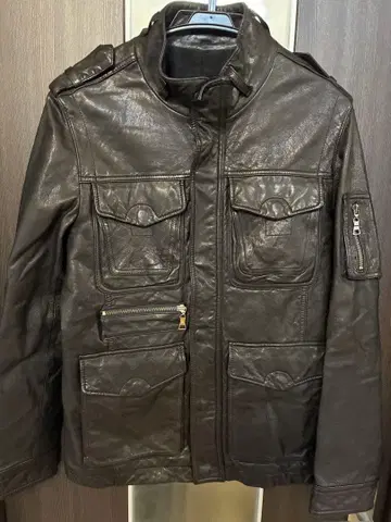 가죽 밀리터리 자켓