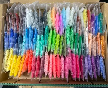 카와다 펄러비즈 76색 플레이트 포함