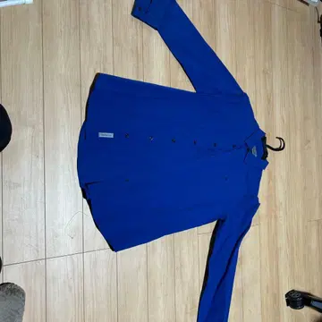 Calvin Klein Jeans 파랑 슬림핏 긴팔 셔츠