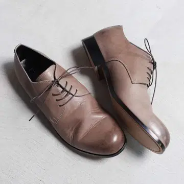 PADRONE 더비 플레인토 가죽 신발 애쉬 그레이 40