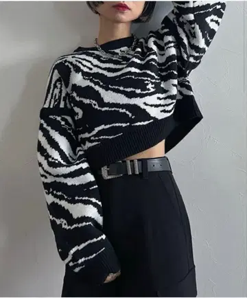 pageboy 박스 숏 니트