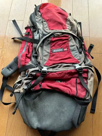 MILLET 백팩 35L 레드/그레이