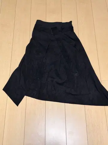 Xapis 밑단 비대칭 스커트 벨트 끈 포함 M [ R712264 ]