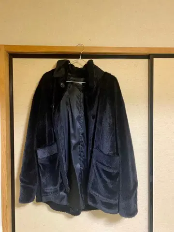 HARE 퍼 블루종 S 사이즈 블랙