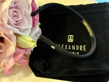 ALEXANDRE DE PARIS 블랙 머리띠