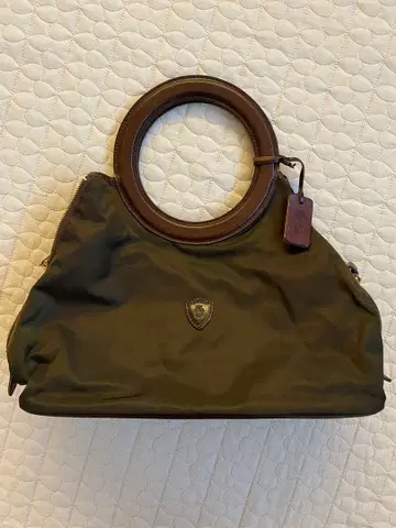 Felisi 올리브 그린 나일론 숄더백