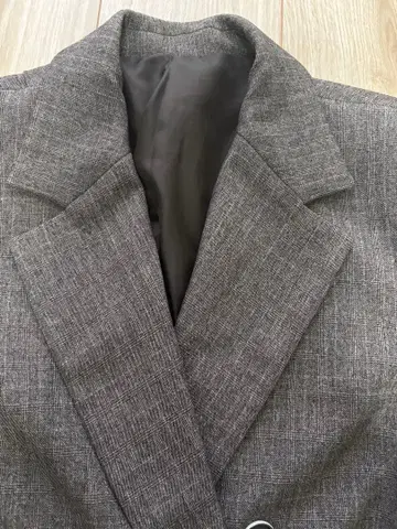 그레이 더블 브레스트 테일러드 자켓 M~L