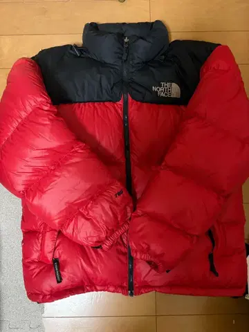 THE NORTH FACE 다운 자켓 레드/블랙
