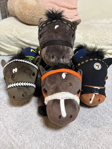 경주마 봉제 인형 세트