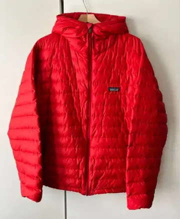 patagonia 다운 스웨터 후디 (RED/ L)