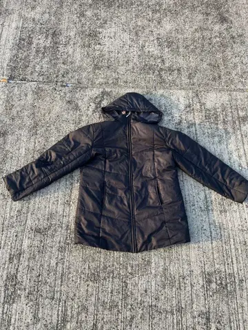 DUNLOP MOTORSPORT 패딩 자켓 L 사이즈 블랙 후드 부착