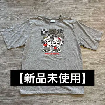 [ 미사용 새상품 ] 포푸테피피크 x 산리오 캐릭터즈 T셔츠 그레이
