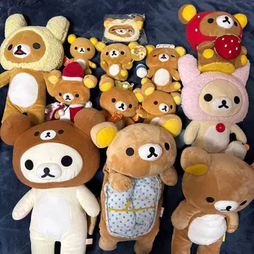 리락쿠마 봉제 인형 세트