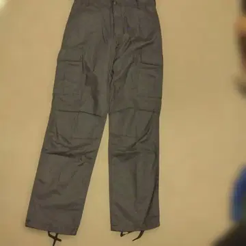 그레이 카고 팬츠 사이드 포켓 포함