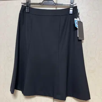 블랙 플레어 스커트 무릎 기장 택 포함 새상품 9호