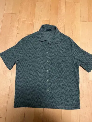 ZPA 반팔 셔츠 그레이