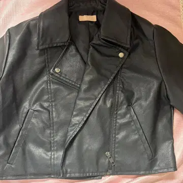 RESEXXY 인조 가죽 자켓 라이더 자켓