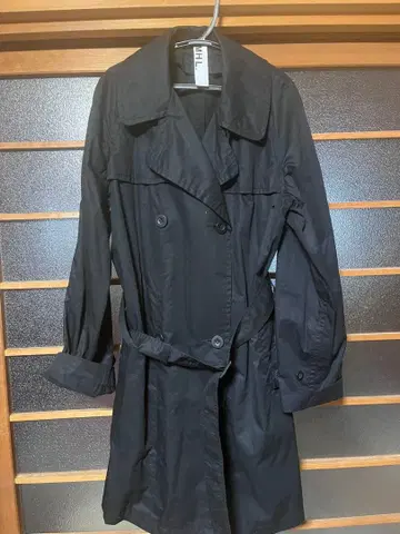 MHL 다운 트렌치코트 블랙 2way