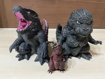 고질라 피규어 3체 세트