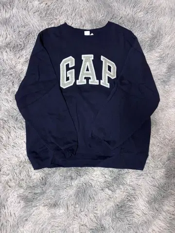 GAP 네이비 로고 맨투맨
