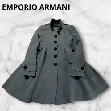 EMPORIO ARMANI 엠포리오 아르마니 롱 코트 그레이 38